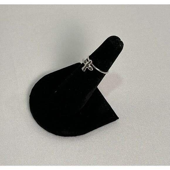 Vintage Tiffany & Co. 925 Cross Bird Floating Ring - Picture 3 of 9